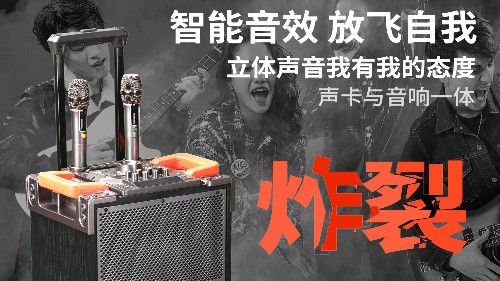 爵士龍F110音響，直播與聚會的首選！